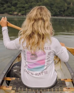 Passenger Tops & T-Shirts|Women's Outlet>Dreamer Recycled Cotton Ls T-Shirt White