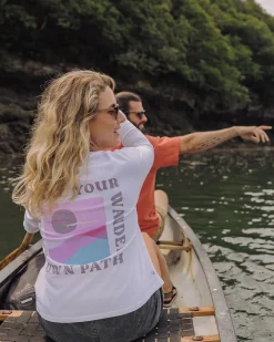 Passenger Tops & T-Shirts|Women's Outlet>Dreamer Recycled Cotton Ls T-Shirt White