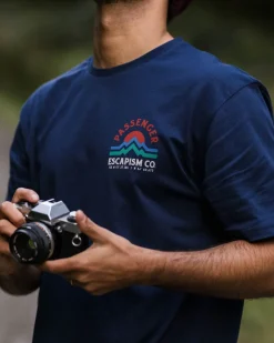 Passenger T-Shirts & Tank Tops|Men's Outlet>Dumont Organic Relaxed Fit T-Shirt Rich Navy