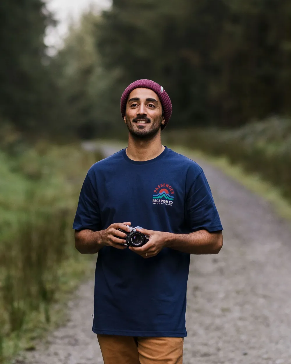 Passenger T-Shirts & Tank Tops|Men's Outlet>Dumont Organic Relaxed Fit T-Shirt Rich Navy