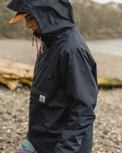 Passenger Water Resistant|Shell>Eden Recycled Oversized Water Resistant Jacket Deep Navy