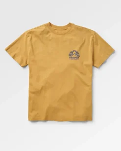 Passenger Best Sellers>Elbio Recycled Relaxed Fit T-Shirt Mustard Gold