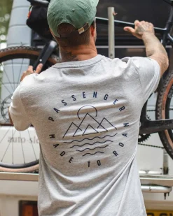 Passenger T-Shirts & Tank Tops|Best Sellers>Escapism Recycled Cotton T-Shirt Grey Marl
