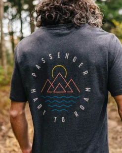 Passenger T-Shirts & Tank Tops|Best Sellers>Escapism Recycled Cotton T-Shirt Charcoal Marl