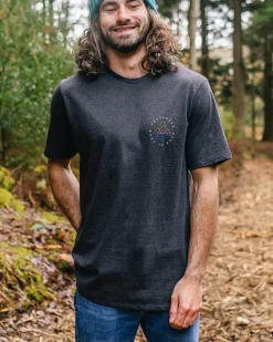Passenger T-Shirts & Tank Tops|Best Sellers>Escapism Recycled Cotton T-Shirt Charcoal Marl