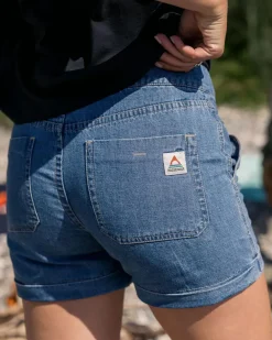Passenger Shorts|Women's Outlet>Essence Denim Short Washed Denim