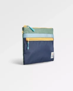 Floris van Bommel Accessories|Backpacks & Bags>Essentials Recycled Pouch Green/Blue/Navy