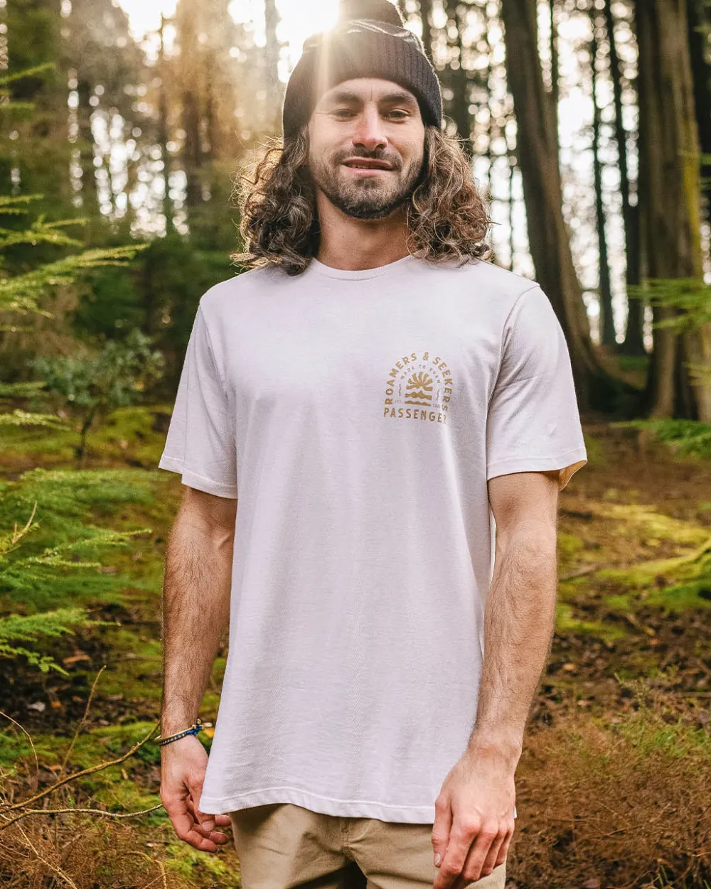 Floris van Bommel T-Shirts & Tank Tops|Men's Outlet>Evenfall Recycled Cotton T-Shirt Birch