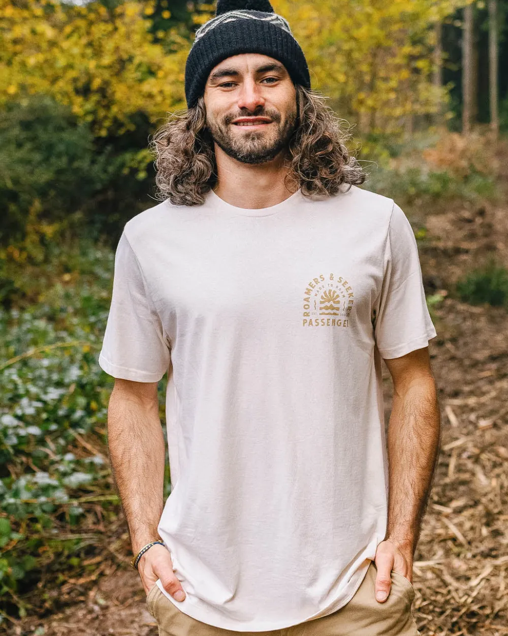 Floris van Bommel T-Shirts & Tank Tops|Men's Outlet>Evenfall Recycled Cotton T-Shirt Birch