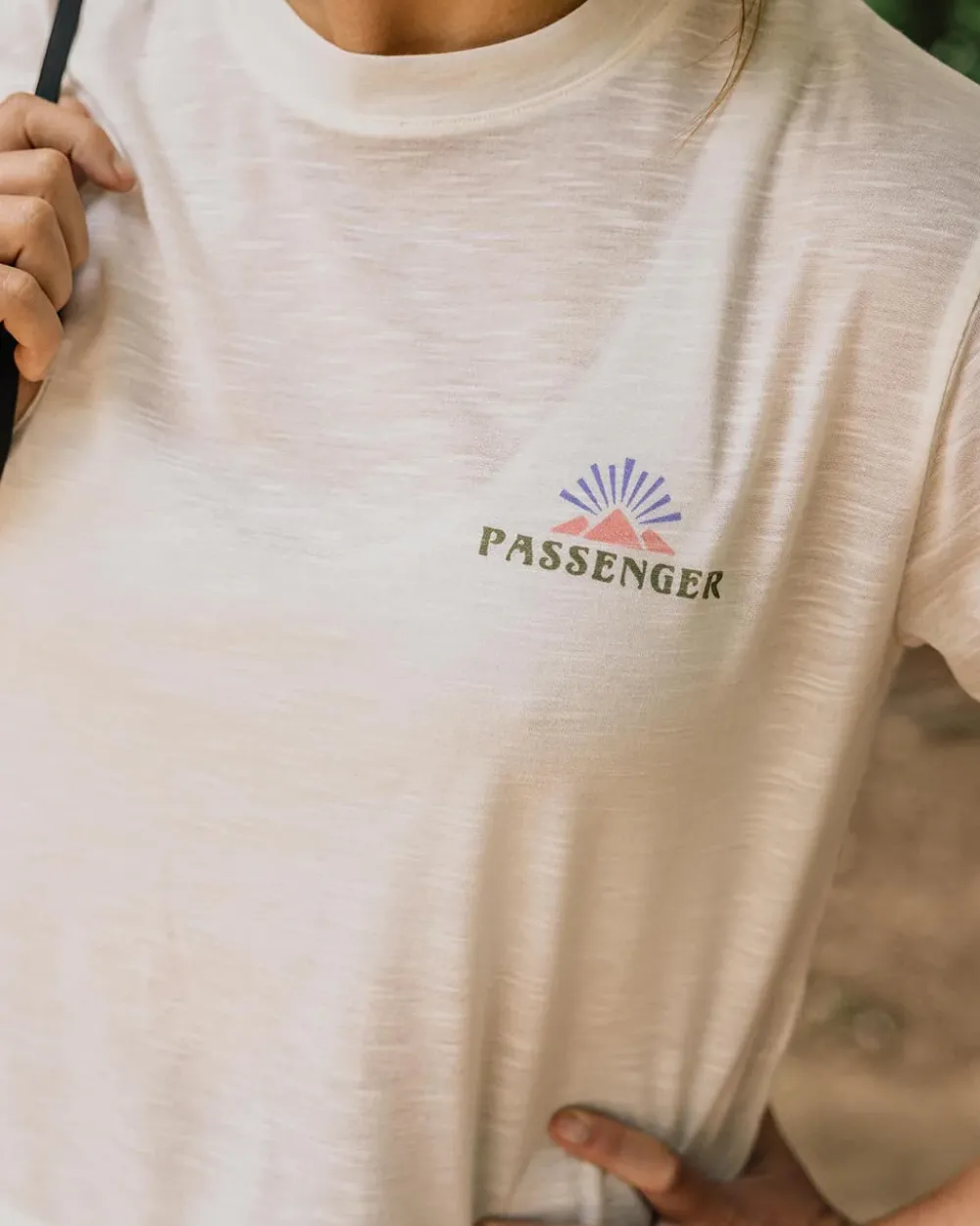 Passenger Tops & T-Shirts|Women's Outlet>Exhale Active Recycled T-Shirt Marshmallow