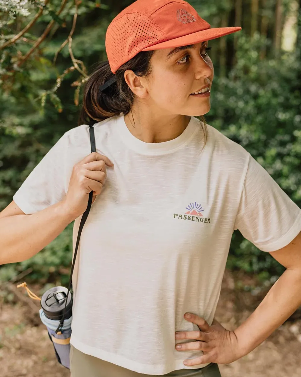 Passenger Tops & T-Shirts|Women's Outlet>Exhale Active Recycled T-Shirt Marshmallow