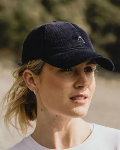 Floris van Bommel Caps & Hats|Caps & Hats>Fade Recycled Cord 6 Panel Cap Deep Navy