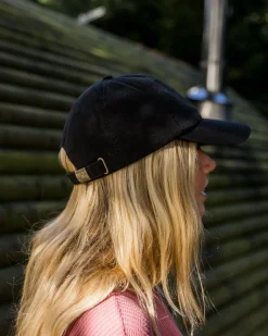 Floris van Bommel Caps & Hats|Caps & Hats>Fade Recycled Cotton Low Profile 6 Panel Cap Faded Black