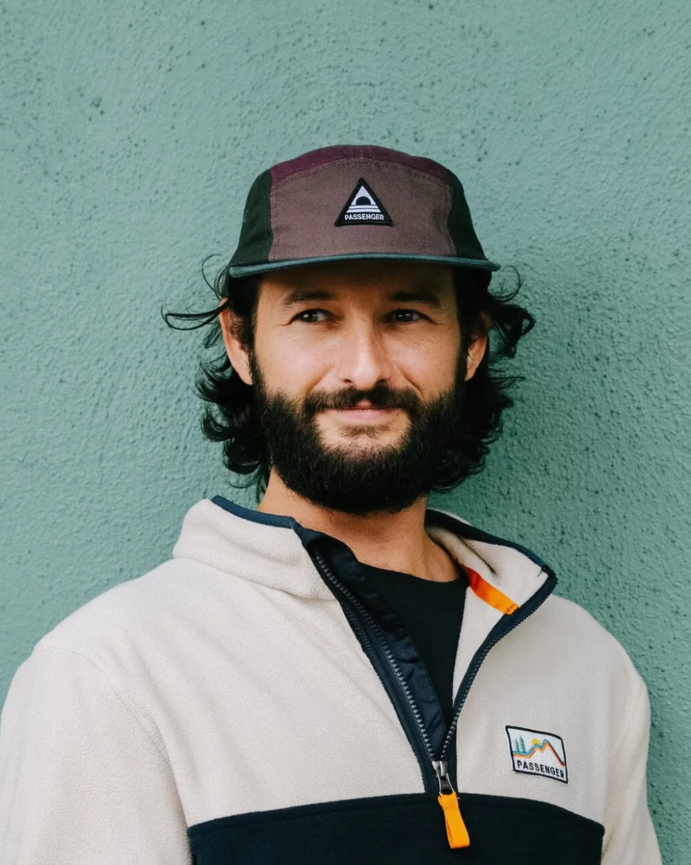 Floris van Bommel Caps & Hats|Caps & Hats>Fixie Recycled 5 Panel Cap Grape Multi