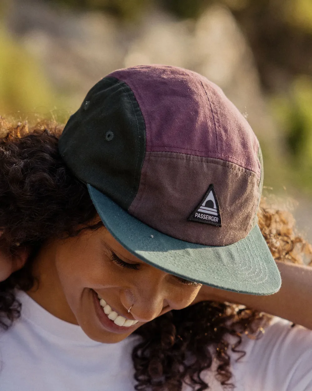 Floris van Bommel Caps & Hats|Caps & Hats>Fixie Recycled 5 Panel Cap Grape Multi