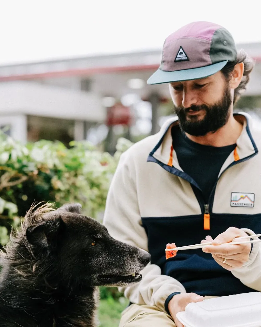 Floris van Bommel Caps & Hats|Caps & Hats>Fixie Recycled 5 Panel Cap Grape Multi