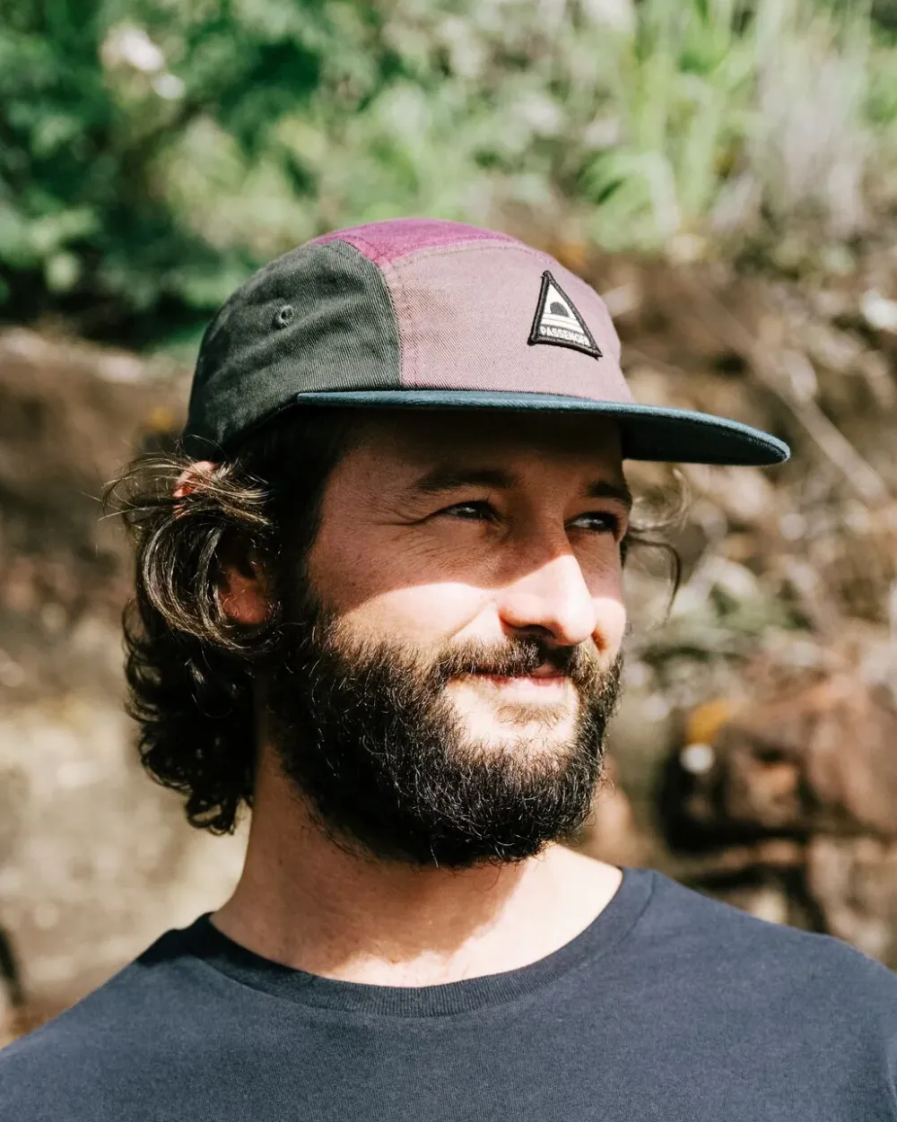 Floris van Bommel Caps & Hats|Caps & Hats>Fixie Recycled 5 Panel Cap Grape Multi