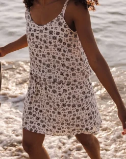 Passenger Dresses & Skirts|Women's Outlet>Floaty Layered Dress Simple Tile Ivory