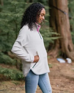 Passenger Fleece|Fleece>Folksy Recycled Polar Fleece Egret