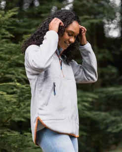 Passenger Fleece|Fleece>Folksy Recycled Polar Fleece Grey Marl