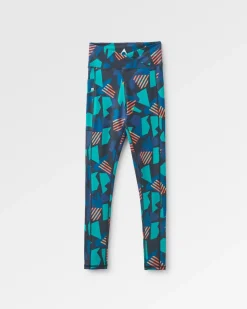Passenger Leggings|Dungarees & Pants>Fresh Air 2.0 Recycled Leggings Deep Navy Camo