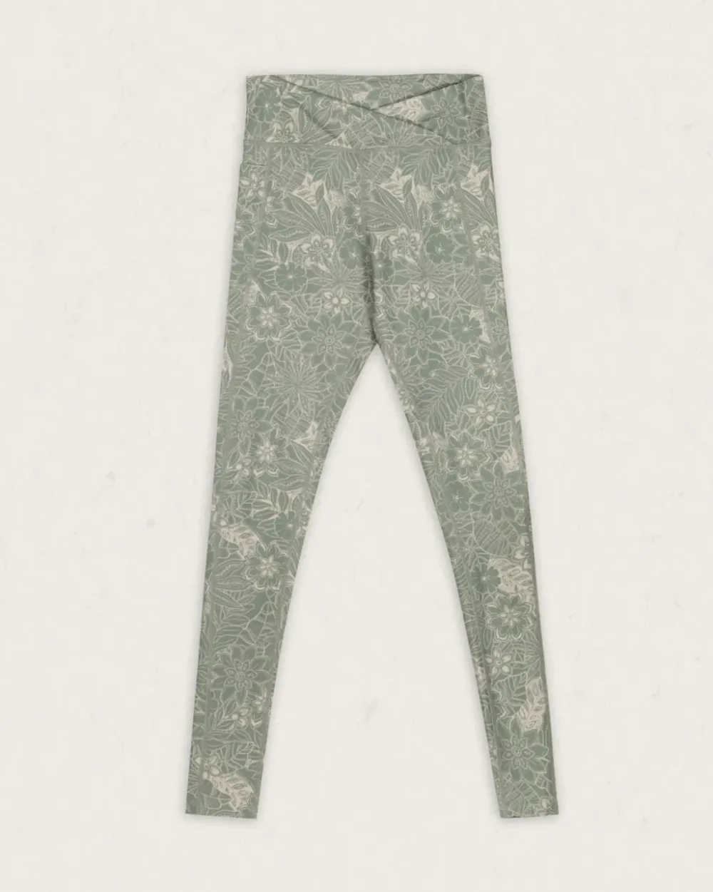Passenger Leggings|Dungarees & Pants>Fresh Air Recycled Leggings Pistachio Floral