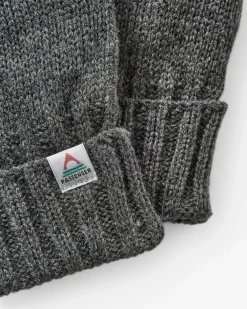 Passenger Accessories|Men's Outlet>Gale Recycled Knitted Gloves Charcoal