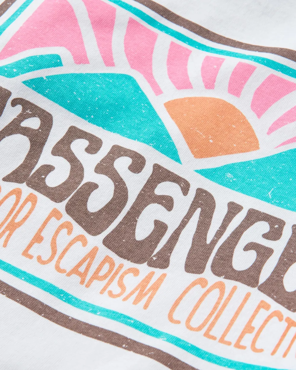 Passenger Tops & T-Shirts>Golden Hour LS T-Shirt White