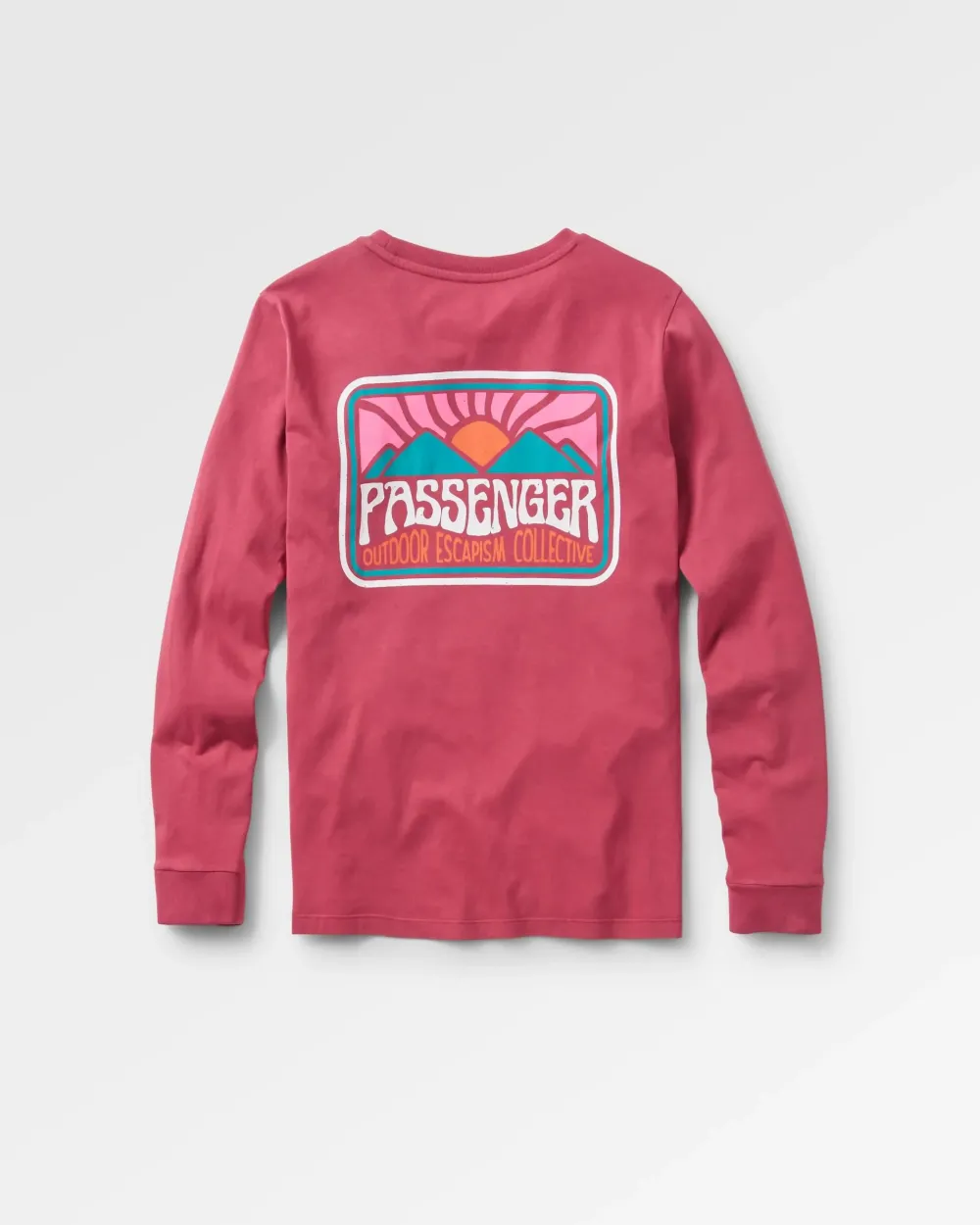 Passenger Tops & T-Shirts>Golden Hour LS T-Shirt Earth Red