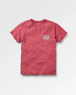 Passenger Tops & T-Shirts>Golden Hour Recycled Cotton Oversized T-Shirt Earth Red