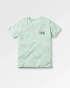 Passenger Tops & T-Shirts>Golden Hour Recycled Cotton Oversized T-Shirt Surf Spray