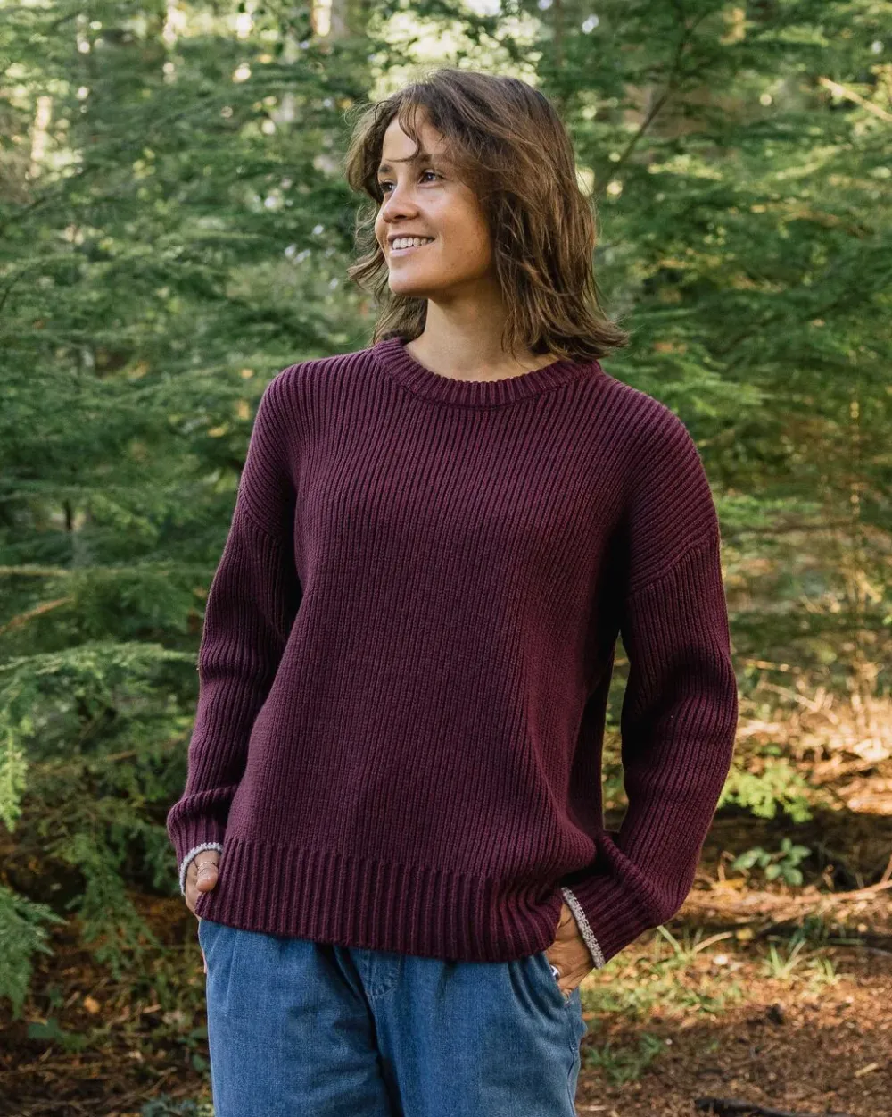 Passenger Knitwear|Women's Outlet>Gondwana Classic Knitted Jumper Wine