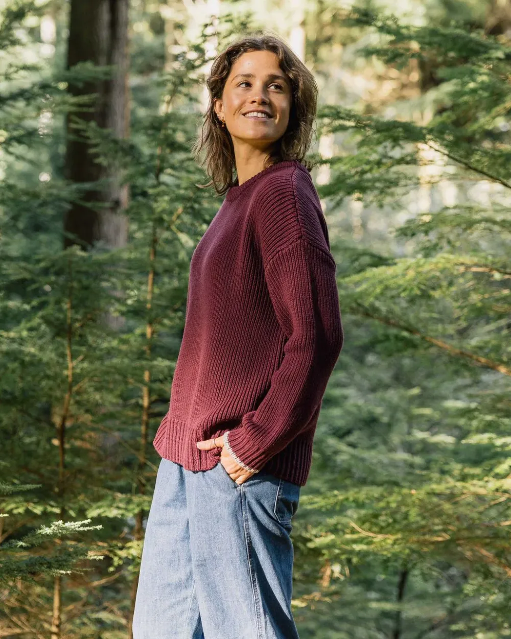 Passenger Knitwear|Women's Outlet>Gondwana Classic Knitted Jumper Wine