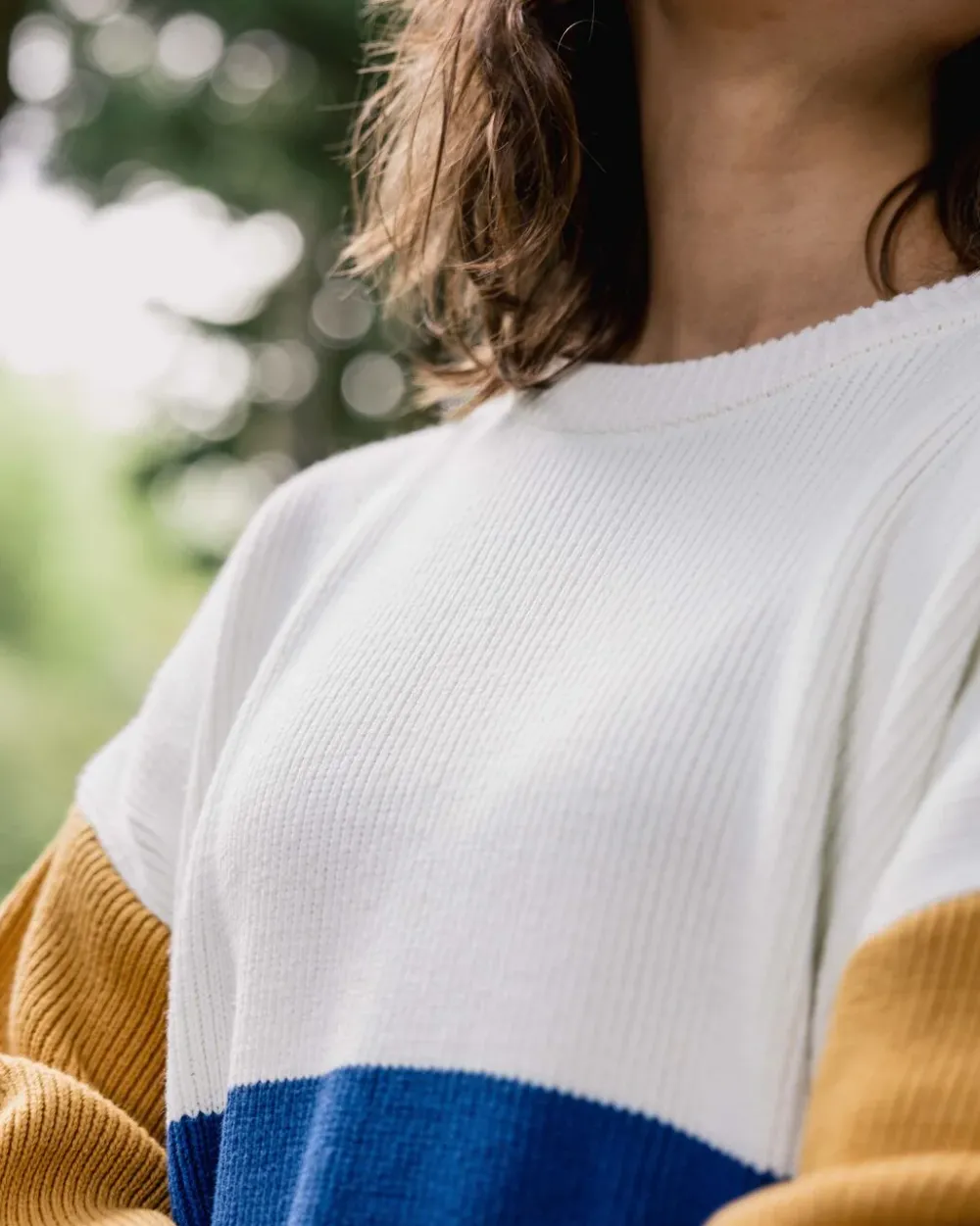 Passenger Women's Outlet|Women's>Gondwana Organic Oversized Knitted Jumper True Blue