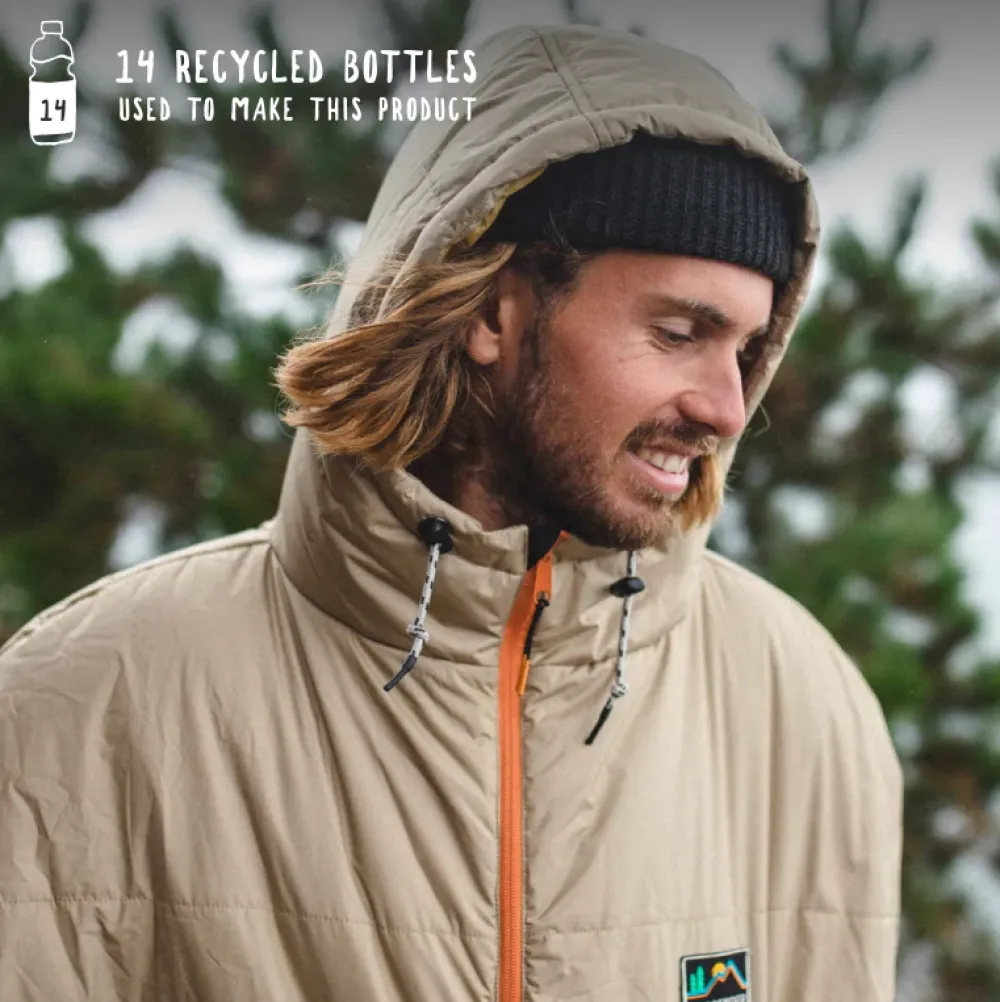 Passenger Accessories|Blankets>Good Times Recycled Sleep Sack Chinchilla Brown/ Sunrise Orange