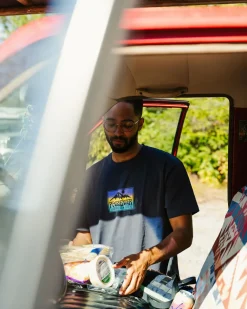 Floris van Bommel T-Shirts & Tank Tops|Men's Outlet>Grounded Organic Relaxed Fit T-Shirt Charcoal