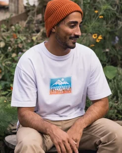 Floris van Bommel T-Shirts & Tank Tops|Men's Outlet>Grounded Organic Relaxed Fit T-Shirt White