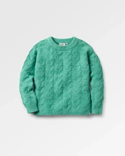 Passenger Knitwear>Harvest Recycled Knitted Jumper Green Spruce