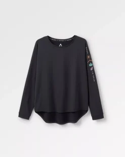 Passenger Tops & T-Shirts|Activewear>Hatha Recycled Active Top Black