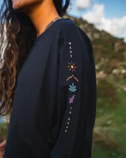 Passenger Tops & T-Shirts|Activewear>Hatha Recycled Active Top Black