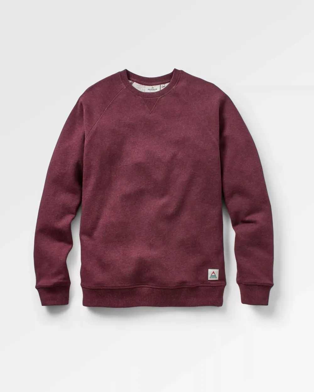 Passenger Hoodies & Sweatshirts|Men's Outlet>Heritage Organic Cotton Sweatshirt Wine Marl