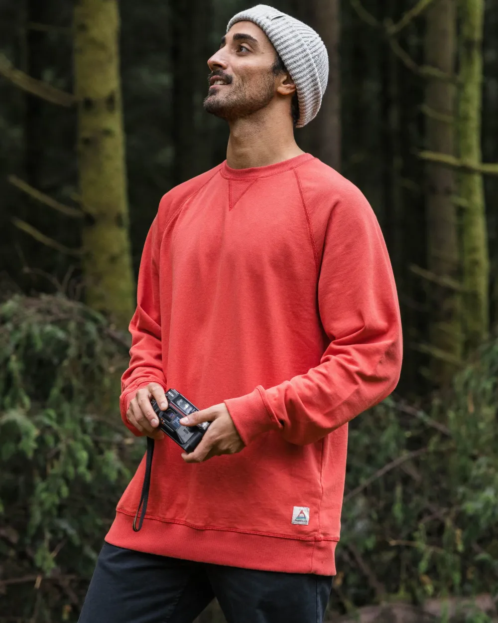 Passenger Hoodies & Sweatshirts|Best Sellers>Heritage Recycled Cotton Sweatshirt Cardinal