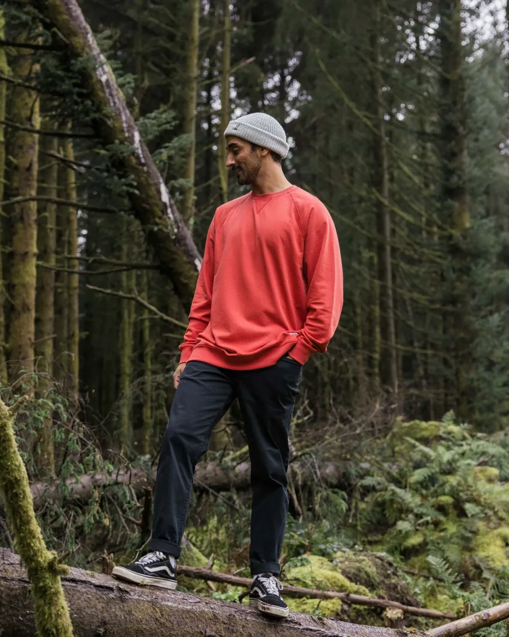 Passenger Hoodies & Sweatshirts|Best Sellers>Heritage Recycled Cotton Sweatshirt Cardinal
