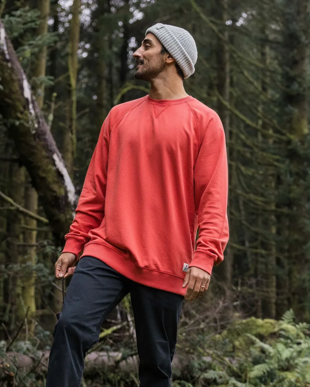 Passenger Hoodies & Sweatshirts|Best Sellers>Heritage Recycled Cotton Sweatshirt Cardinal