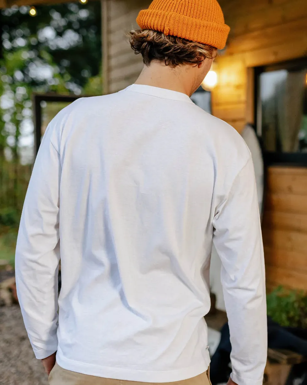 Passenger T-Shirts & Tank Tops|Winter Road Trip Essentials>Heritage Recycled Cotton LS T-Shirt White