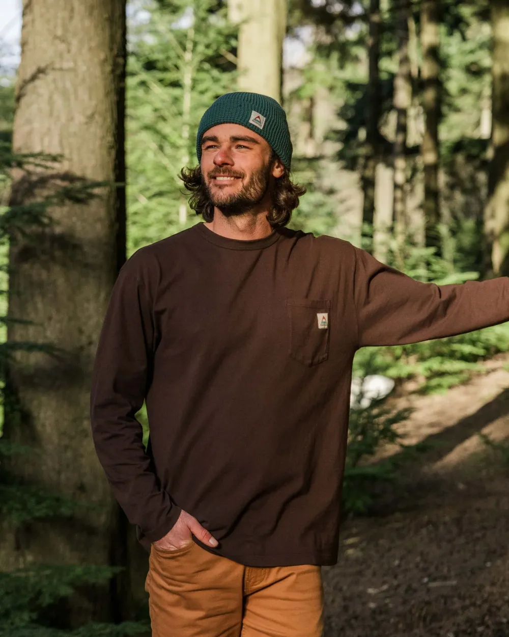 Passenger T-Shirts & Tank Tops|Best Sellers>Heritage Recycled Relaxed Fit LS T-Shirt Java