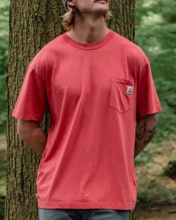 Passenger T-Shirts & Tank Tops|Men's Outlet>Heritage Recycled Relaxed Fit T-Shirt Cardinal