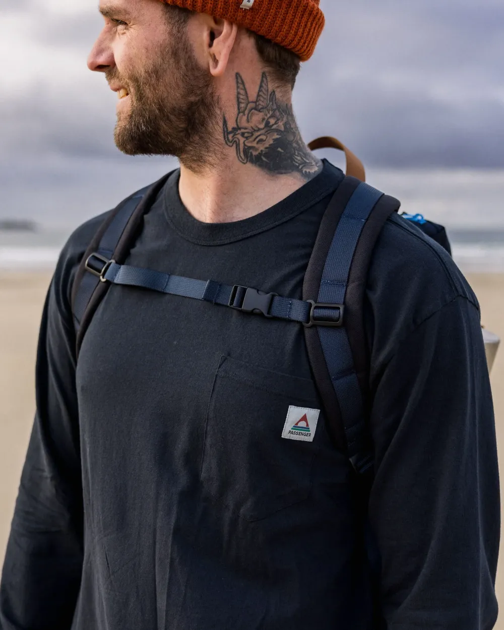 Passenger T-Shirts & Tank Tops|Best Sellers>Heritage Recycled Relaxed Fit LS T-Shirt Black