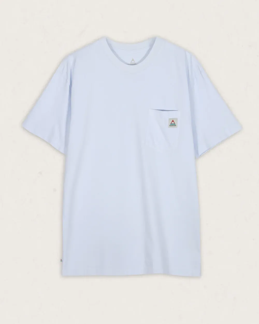 Floris van Bommel Men's Outlet|Men's>Heritage Recycled Relaxed Fit T-Shirt Pale Blue