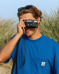 Floris van Bommel T-Shirts & Tank Tops|Men's Outlet>Heritage Recycled Relaxed Fit T-Shirt True Blue